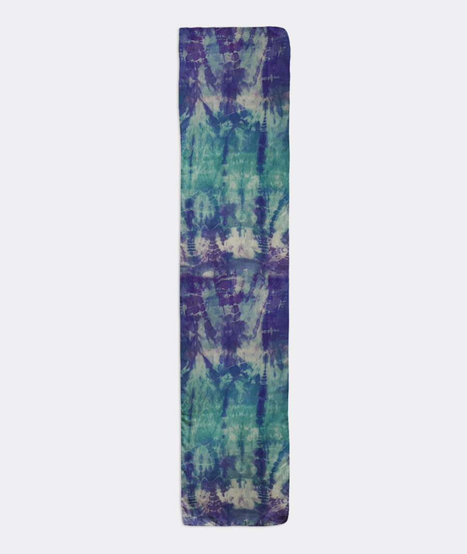 Batik Mini Scarf: Ülgen - Made on Raw Silk Fabric