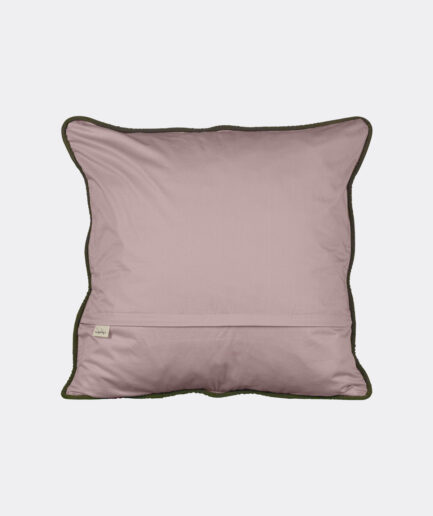 Marbled Pillow Cover: Purple Battal - Made on Raw Cotton Fabric