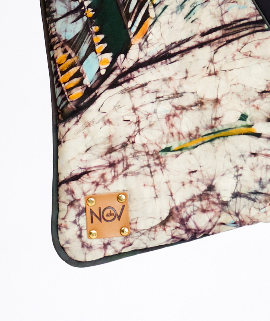 Batik Shoulder Bag: Forest Path - Made on Cotton Fabric