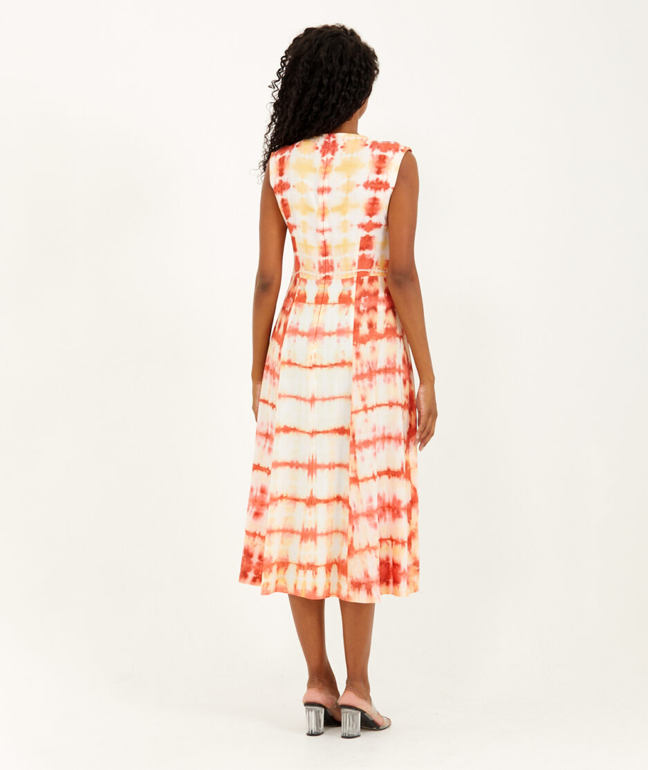 Batik Dress: Shibori - Made on Cotton Fabric