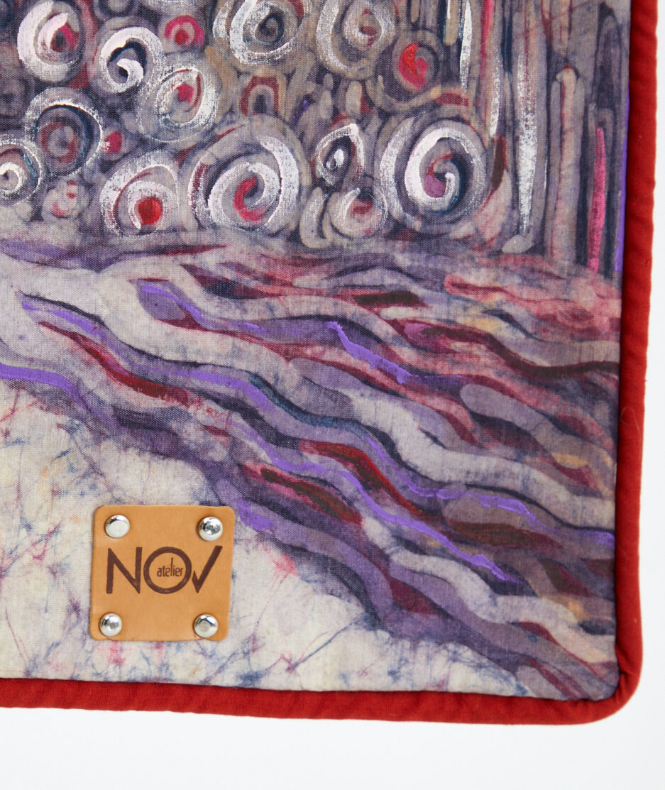Batik Shoulder Bag: Vintage Dreams - Made on Cotton Fabric