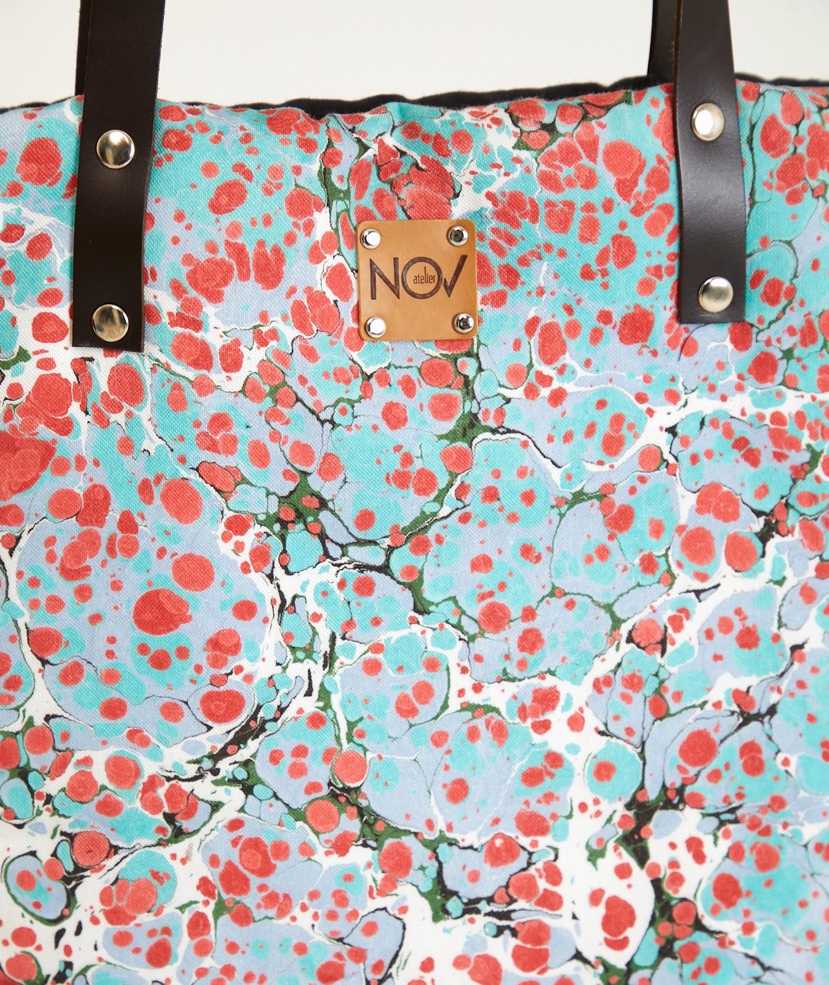 marbled-shoulder-bag-spring-on-cotton-fabric-05 Marbled Shoulder Bag: Spring - Made on Cotton Fabric