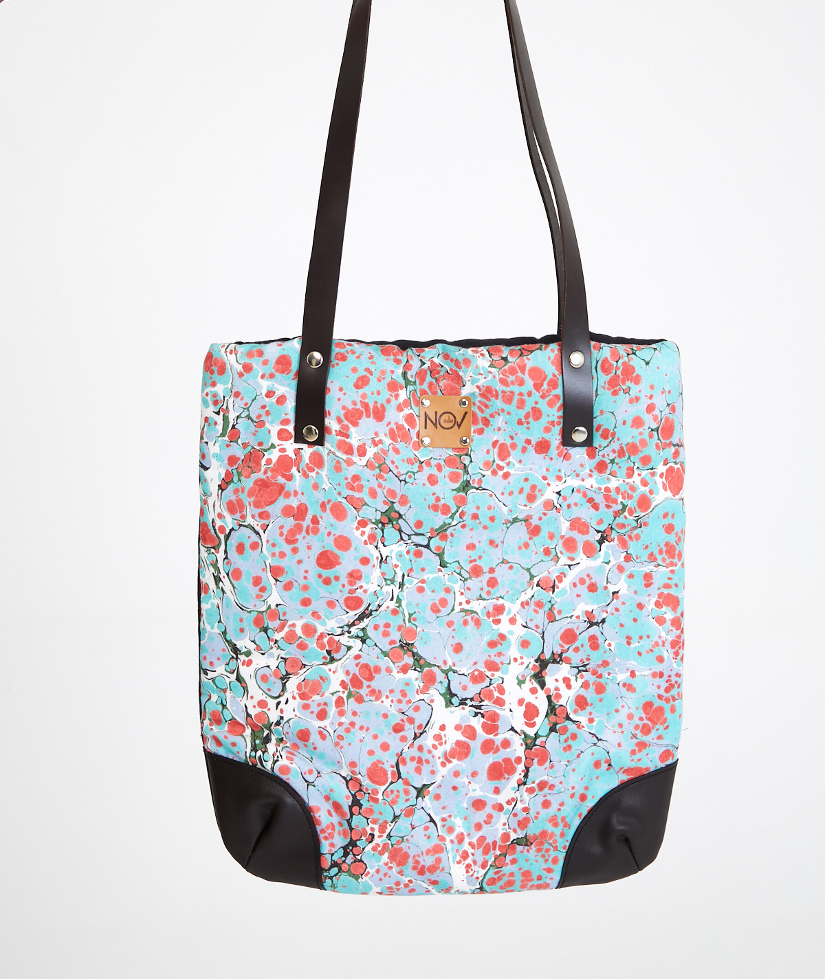 marbled-shoulder-bag-spring-on-cotton-fabric-04 Marbled Shoulder Bag: Spring - Made on Cotton Fabric